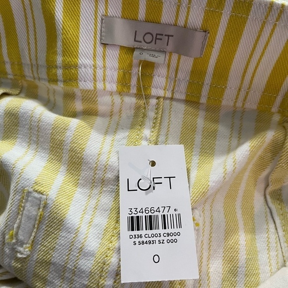 NWT LOFT Striped Pocket Shift Skirt - Picture 10 of 12